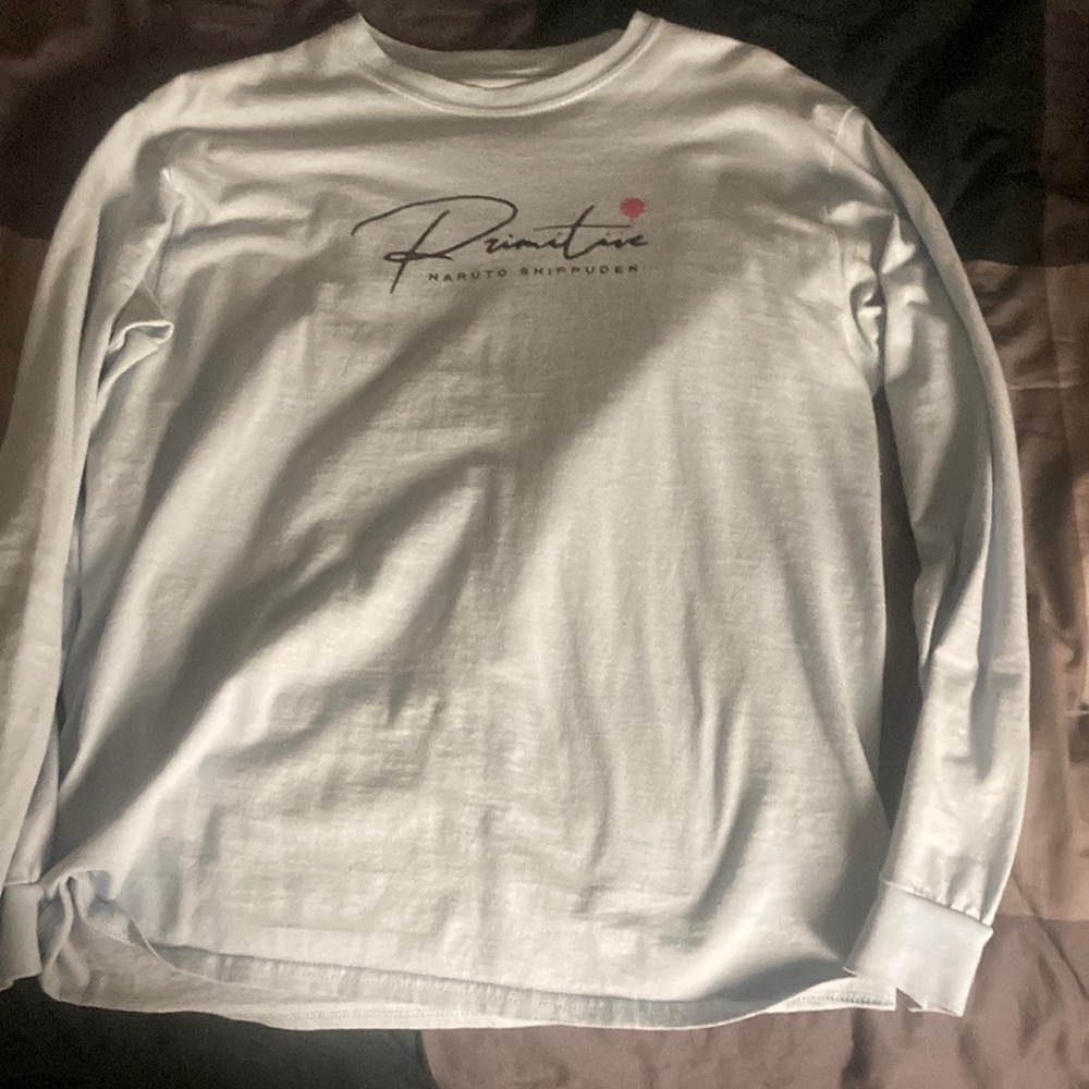 Primitive x Naturo- Pain long sleeve shirt baby blue